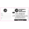 Tickets d’entrée personnalisables numérotés détachables 210x100 mm | Carnet de tickets